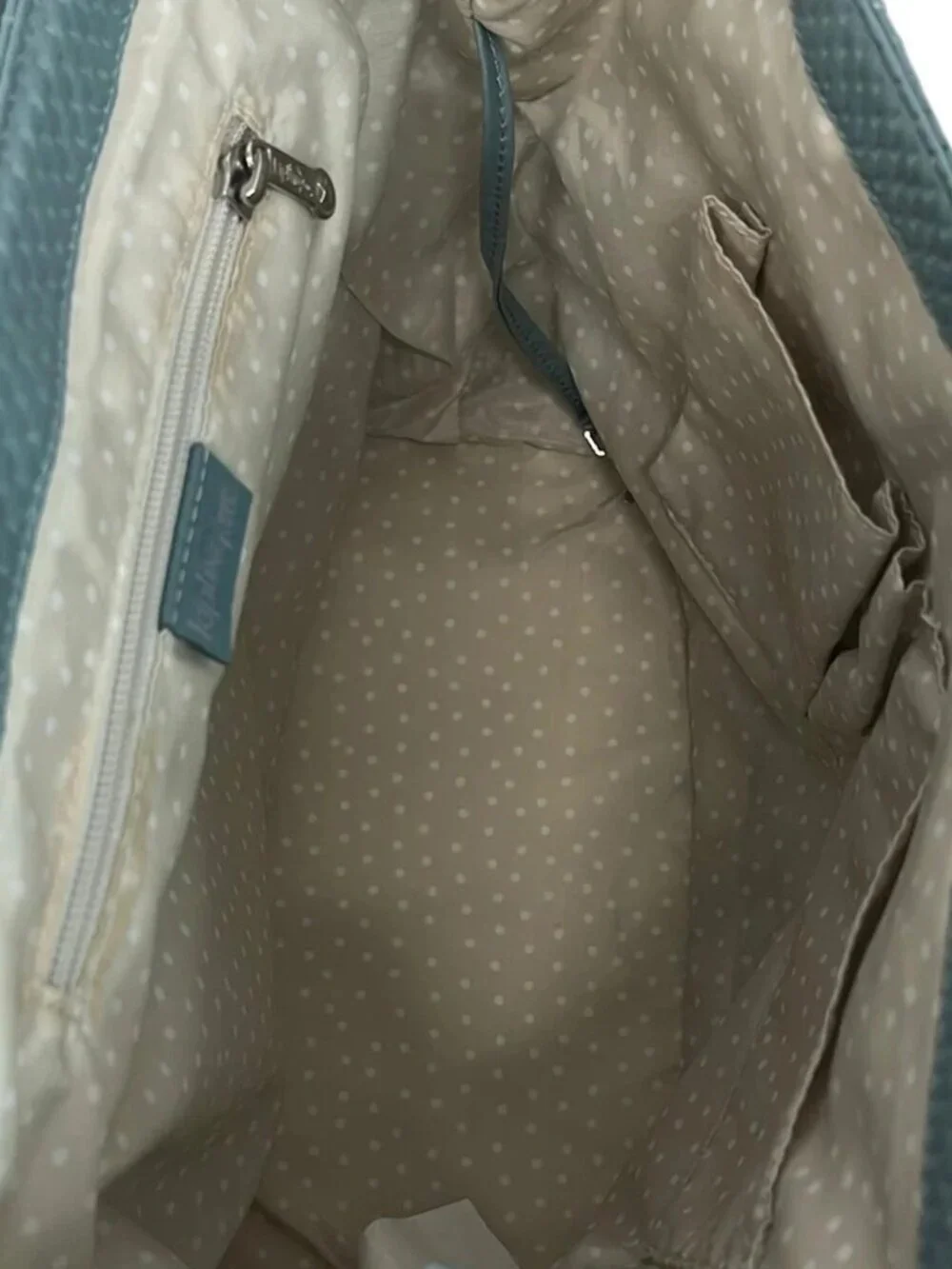 Kipling Blue Gray Nylon Backpack